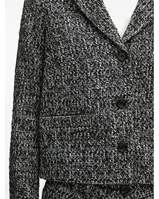 Joop! Gray Notched-Lapels Tweed Jacket