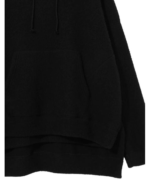 Undercover Black Textured Hoodie for men