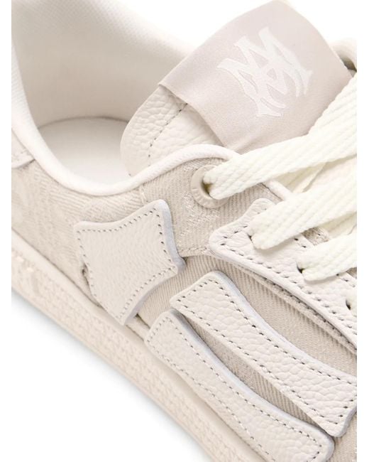Baskets En Toile À Détail De Squelette Amiri en coloris White
