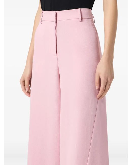 Pantaloni Plissé di Blumarine in Pink