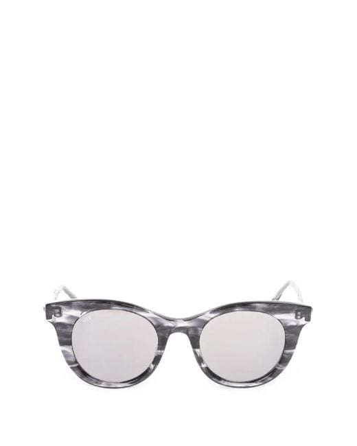 OAMC Gray Round-Frame Sunglasses for men