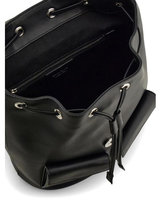 Ferragamo Black Backpack (M)