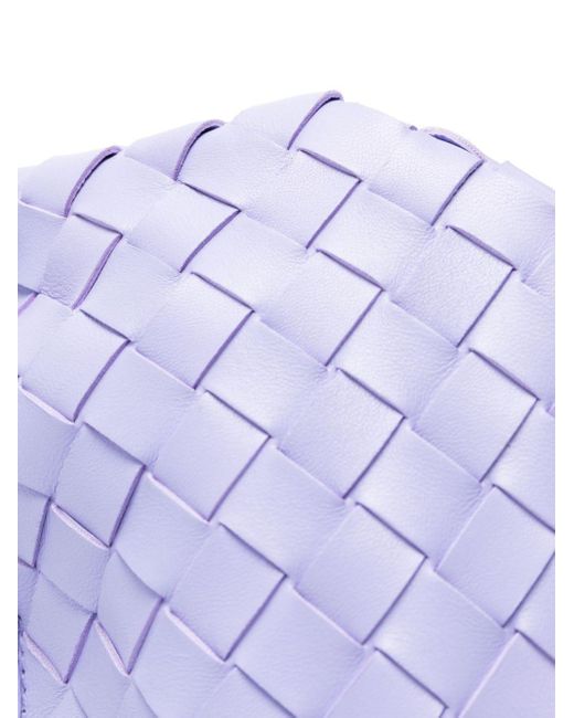 Mini sac porté épaule Sardine Bottega Veneta en coloris Purple