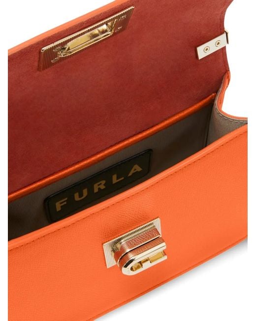 Furla レディース オレンジ 1927 レザー ショルダーバッグ ミニ 【公式