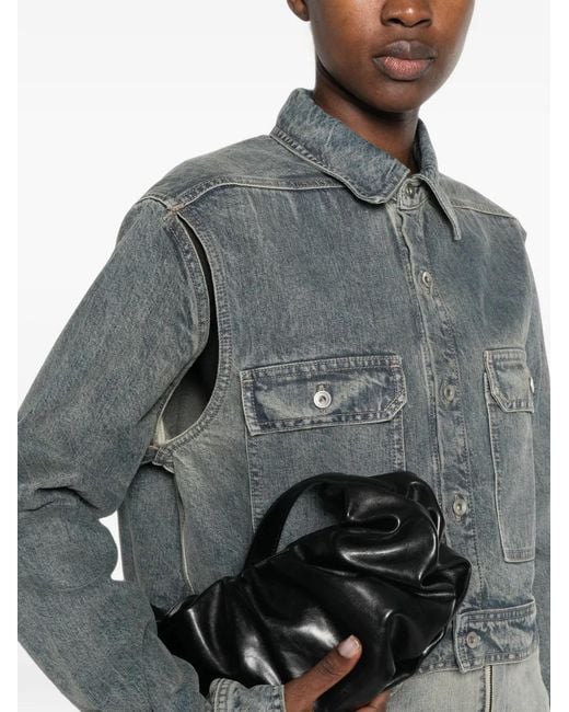 Rick Owens Cropped Jack in het Gray