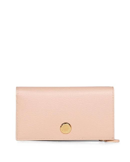 Stella McCartney Pink Alter Mat Logo-Tag Wallet