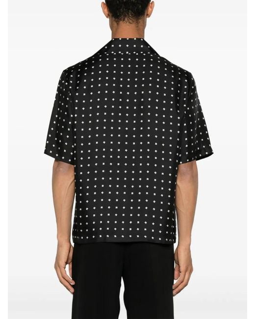 Amiri Black Mix & Match Silk Vacation Shirt for men