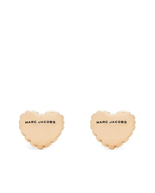 Marc Jacobs The Heart Balloon Oorbellen in het Natural