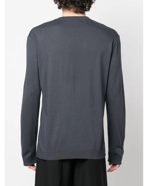 Orlebar Brown Blue Plain Short-Button Jersey for men