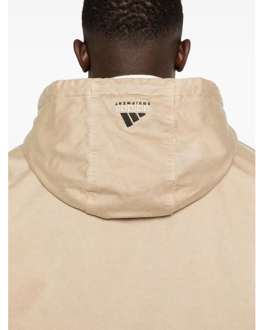 Chaqueta Bómber Adidas de hombre de color Natural