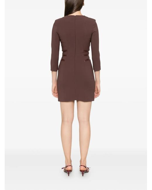 Robe À Fermeture Zippée Elisabetta Franchi en coloris Brown