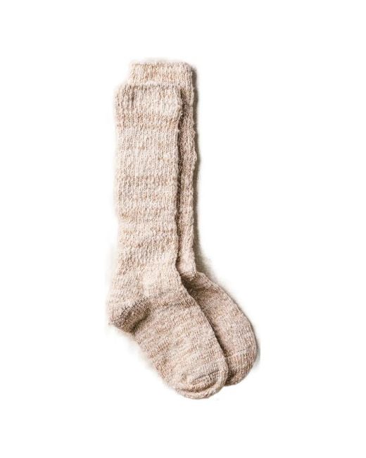 yahae Natural Garabou Slipper Socks