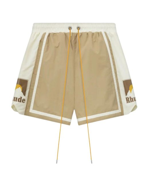 Rhude Natural Moonlight Shorts for men