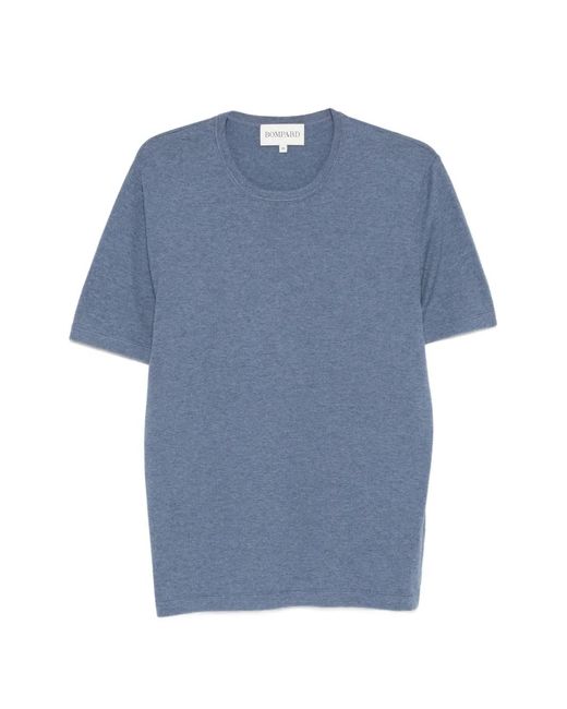 Bompard Blue Round-Neck T-Shirt for men