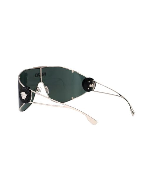 メンズ Versace シールドサングラス Green