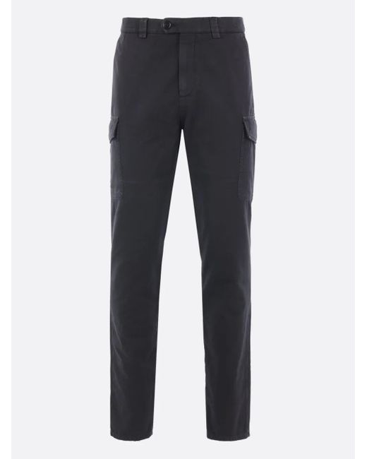 Brunello Cucinelli Hose mit aufgesetzter Tasche in Blue für Herren