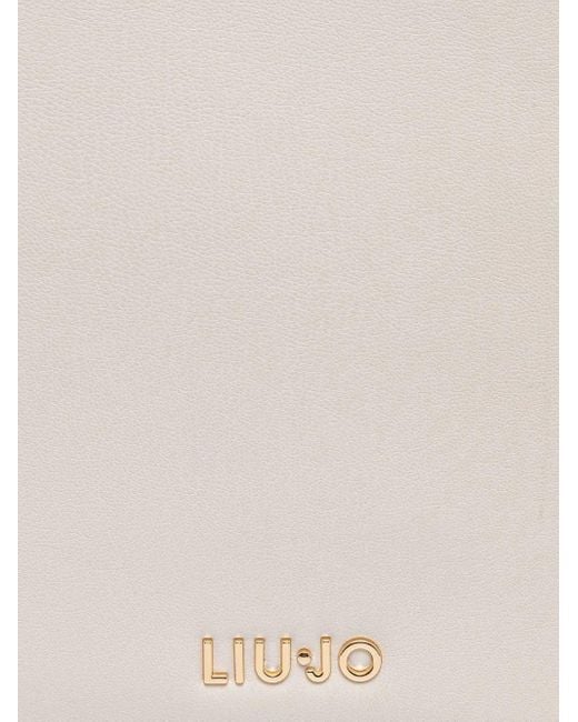 Liu Jo White Chain-Embellished Shoulder Bag