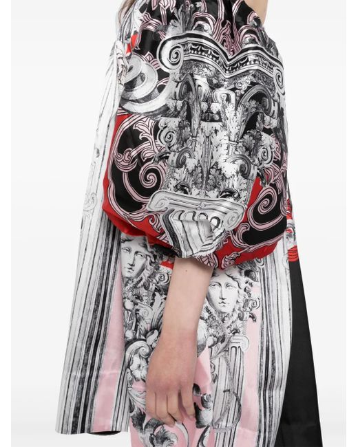 Camilla Red The Mark Of Medusa Off Shoulder Puff Dress
