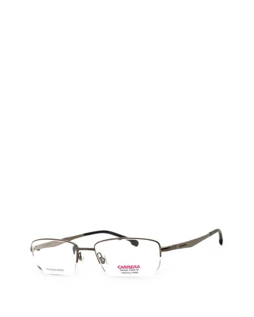 Carrera White Rectangle-Frame Glasses for men
