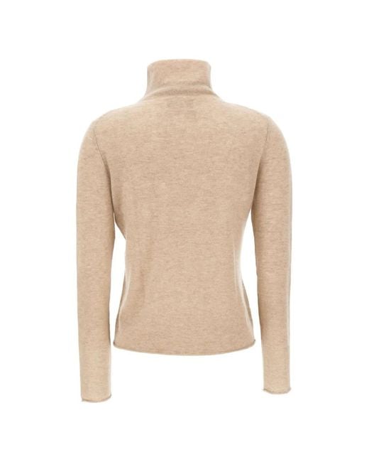 Hemisphere White Turtleneck Sweater