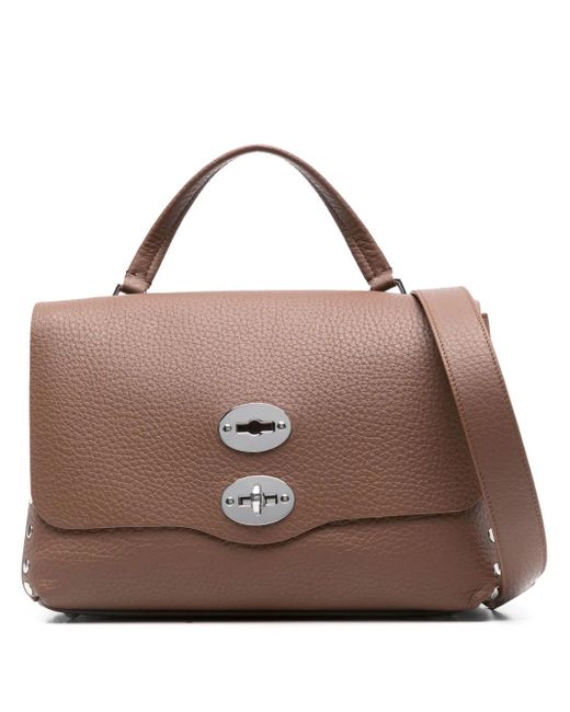 Zanellato Brown Small Postina Centauro Tote Bag
