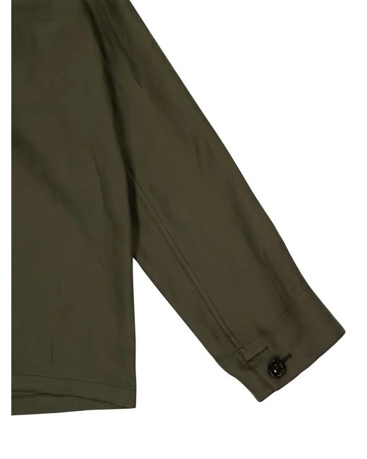 Boglioli Green Linen Shirt for men