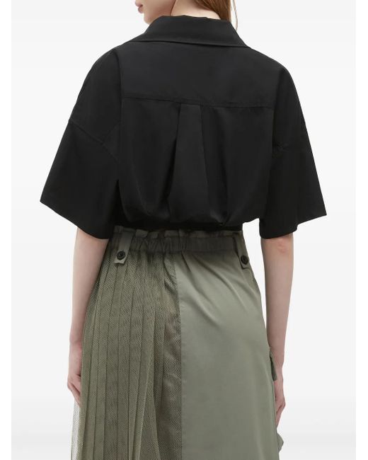 Musium Div. Black Layered Top