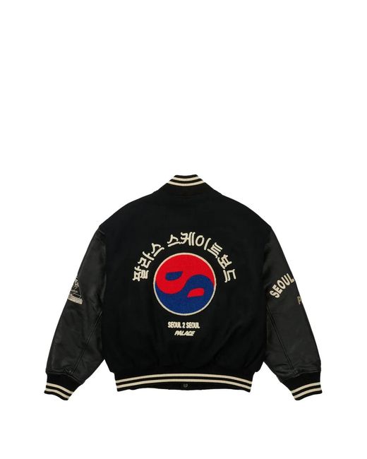 Palace Black Seoul 2 Seoul Bomber Jacket for men