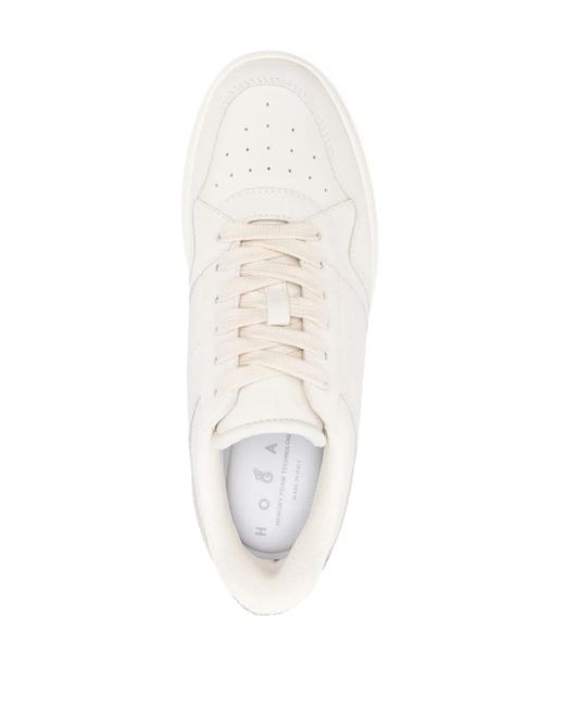 Hogan White Low-Top Sneaker