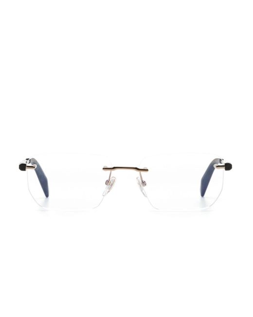 Lunettes de vue design sans monture Chopard pour homme en