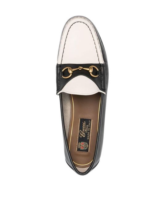 Gucci Black Horsebit-detail Loafers