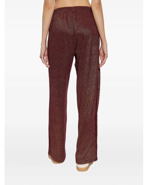 Adidas Purple Lurex Firebird Track Pants