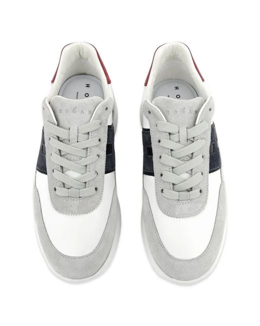 Hogan White Side-H Sneakers for men