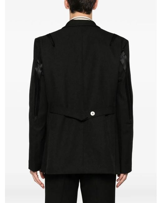 Kiko Kostadinov Black Xlevi's Andy Suit Jacket for men