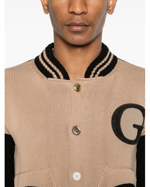 Cardigan Con Design Color-Block di Gabriele Pasini in Natural da Uomo