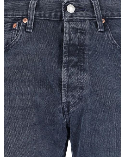 Vaqueros Rectos 501 Original Levi's de hombre de color Blue