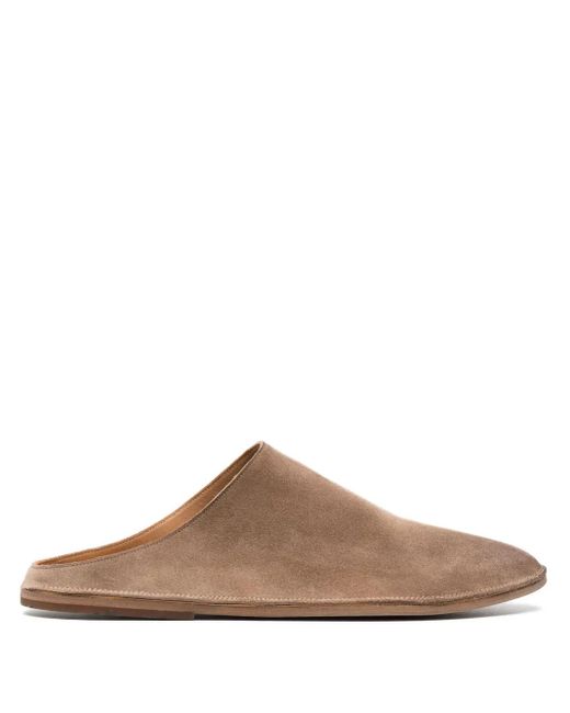 Marsèll Brown Strasacco Suede Mules for men