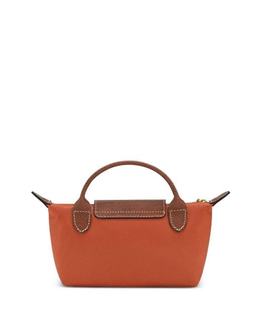 Longchamp Brown Le Pliage Clutch