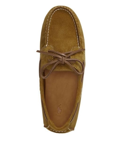Polo Ralph Lauren Brown Leather Boat Shoes