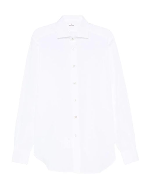 Kiton Langärmeliges Hemd in White für Herren
