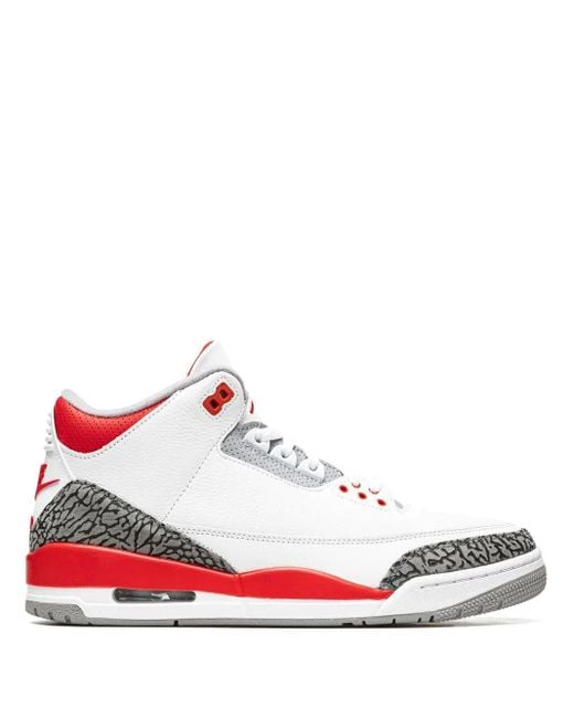 Nike White Air 3 Retro Og "Fire 2022" Sneakers for men