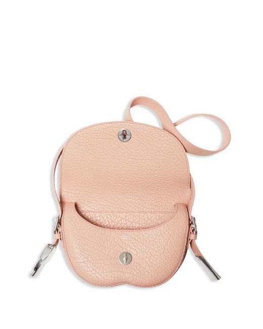 Burberry Pink Chess Leather Satchel