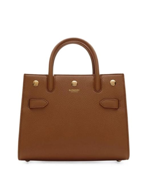 Burberry Brown Mini Title Bag