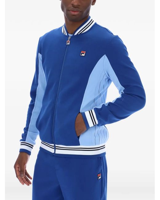 Fila Blue Settanta Jkt Baseball Track Jacket for men