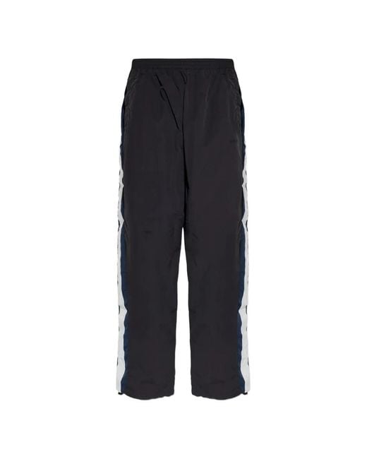 Vetements Blue Side-Stripe Track Pants for men