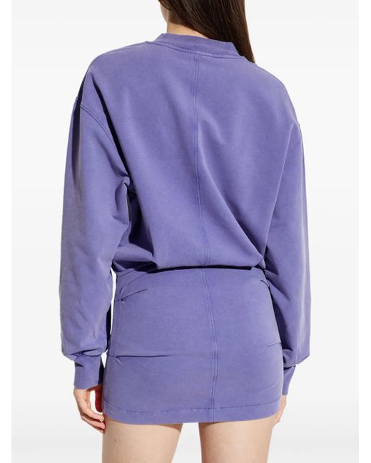 Robe Courte À Manches Longues The Attico en coloris Purple