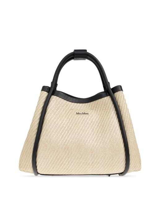 Max Mara Marine ハンドバッグ ミニ Natural