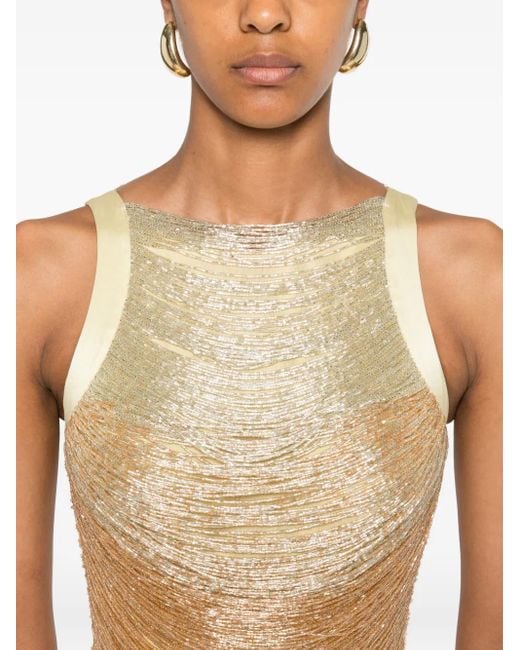 Cult Gaia Metallic Madison Mini Dress