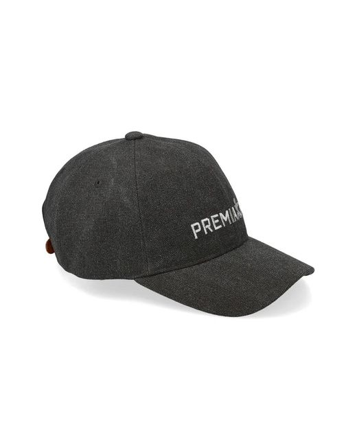 Premiata Black Logo-Embroidered Baseball Cap
