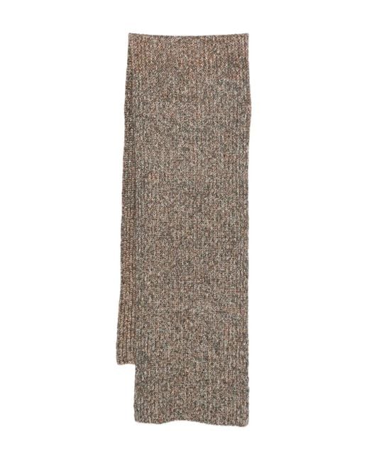 Song For The Mute Brown Mélange Scarf